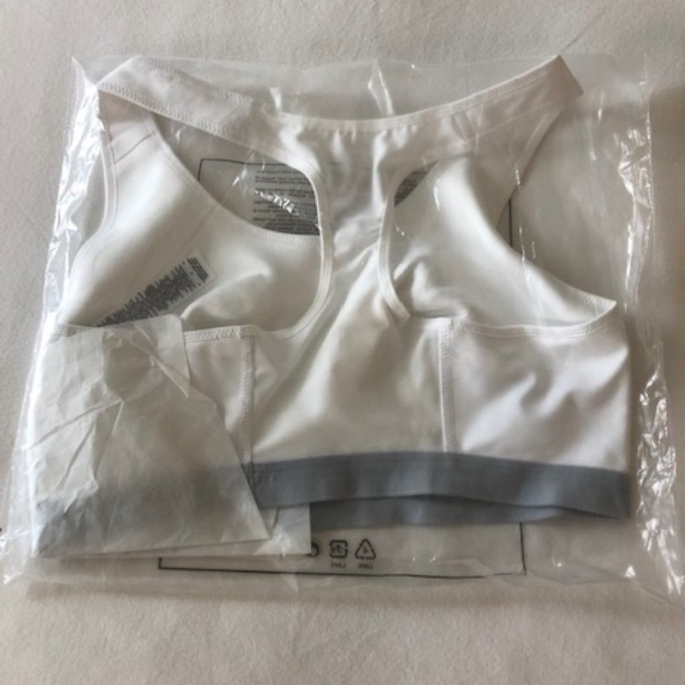 Women's white Nike Bra (no padding)- M
